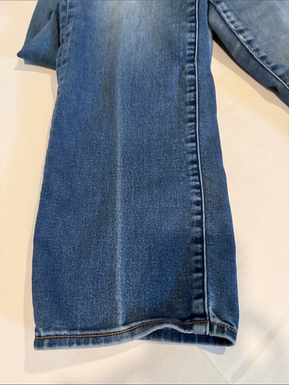 Lucky Brand Classic Mid to Dark Blue Sophia Straight Leg Jeans - Picture 12 of 12